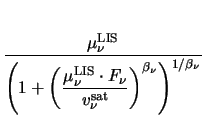 $\displaystyle {\frac{\mu^{\mathrm{LIS}}_{\nu}}{\left(1+ \displaystyle{\left(\fr...
..._{\nu}}
{v^{\mathrm{sat}}_{\nu}}\right)}^{\beta_{\nu}}\right)^{1/\beta_{\nu}}}}$