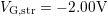 V     = − 2.00V
  G,str  