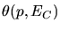 $ \theta(p,E_C)$