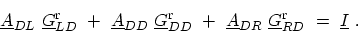 \begin{displaymath}\begin{array}{l} \ensuremath{{\underline{A}}}_{DL} \ \ensurem...
...athrm{r}_{RD}\ = \ \ensuremath{{\underline{I}}} \ . \end{array}\end{displaymath}