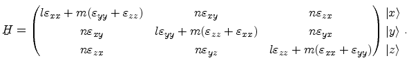 $\displaystyle \ensuremath{{\underaccent{\bar}{H}}} = \begin{pmatrix}l \ensurema...
...egin{matrix}\vert x\rangle \\ Vert y\rangle \\ Vert z\rangle \\ \end{matrix}\ .$