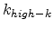 $ k_{high-k}$