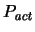 \ensuremath{P_{\mathit{act}}}
