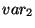 $ var_2$