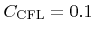$ {C_\text{CFL}}=0.1$