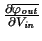 $ {\frac{\partial \overline{\varphi_{\mathit{out}}}}{\partial V_{{\mathit{in}}}}}$