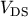 $ V_\mathrm{DS}$