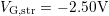 VG,str = − 2.50V  
