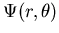 $\Psi (r,\theta)$