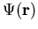 $\Psi(\vec{r})$