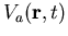 $V_{a}(\vec{r},t)$