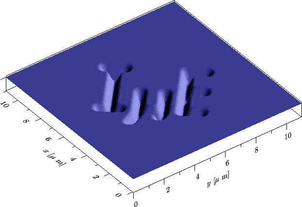 \resizebox{14cm}{!}{
\psfrag{X0}{0}
\psfrag{X2}{2}
\psfrag{X4}{4}
\psfrag{X6}{6}...
...sfrag{ymicron}{\hspace*{0.3cm}$y$\space [$\mu$ m]}
\includegraphics{RElogo.eps}}