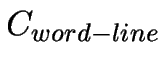 $C_{word-line}$