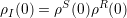 ρ (0) = ρS(0)ρR(0)
 I
