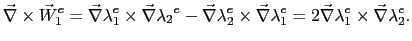 $\displaystyle \vec{\nabla}\times\vec{W}_1^e = \vec{\nabla}\lambda_{1}^e\times\v...
...c{\nabla}\lambda_1^e = 2\vec{\nabla}\lambda_{1}^e\times\vec{\nabla}\lambda_2^e.$