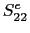 $\displaystyle S_{22}^e$