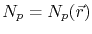 $ {\symShapeFun}_{p}={\symShapeFun}_{p}(\vec r)$