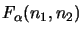 $F_\alpha(n_1,n_2)$