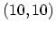 $ (10,10)$