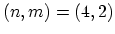 $ (n,m)=(4,2)$