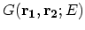 $ G({\bf r_1},{\bf r_2};E)$