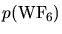 $p({\rm WF\hspace*{-0.2ex}_6})$