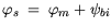 $\displaystyle \varphi_s = \varphi_m +\psi_{bi}$