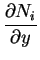 $\displaystyle {\frac{\partial N_i}{\partial y}}$