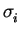 $\displaystyle \sigma_{i}^{}$