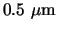 \ensuremath{\mathrm{0.5~\mu
m}}