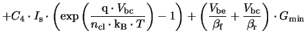 $\displaystyle + C_{4}\cdot\ensuremath{I_{\mathrm{s}}}\cdot\left(\exp\left(\frac...
...c}}}}{\ensuremath{\beta_{\mathrm{r}}}}\right)\cdot\ensuremath{G_{\mathrm{min}}}$