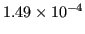 $ \num{1.49e-04}$