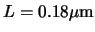 $\ensuremath {L}\xspace =\rm0.18\mu m$