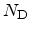 $ \ensuremath {N_\mathrm{D}}$