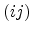 $ (ij)$