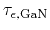 $ \tau_{\epsilon, \ensuremath{\mathrm{GaN}}}$