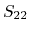 $\displaystyle S_{22}$