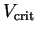 $V_{\text{crit}}$